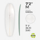 7'2'' Thick EPS - 7'2'' x 24" x 3,6" - latte 1/8'' Ply, MARKO FOAM