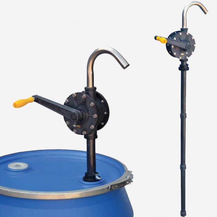 Pompe à main rotative pour eaux souterraines - Pompe rotative manuelle -  Pompe à eau souterraine - Pour jardin, terrasse, puits - Pompe rotative