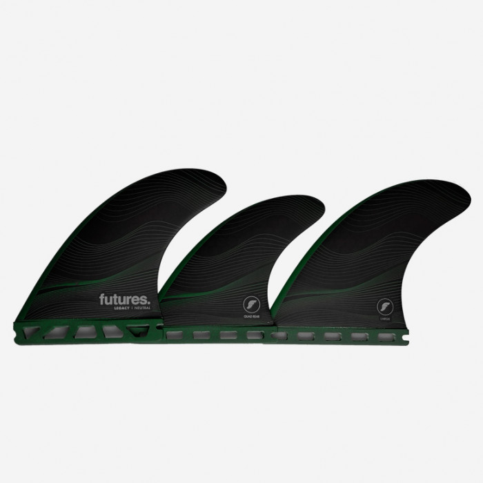 5-fins - F8 RTM Hex Green Legacy series, FUTURES.