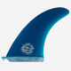 Longboard fin - Gerry Fiberglass solid Red / transparent Red 7.75, FUTURES.