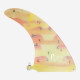 9.0 longboard single fin - Red tint fiberglass