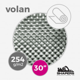 Tissu de fibre de verre Volan Shapers - 7.5 oz - 210 gr/m - largeur 76,2 cm (rouleau), SHAPERS COMPOSITES