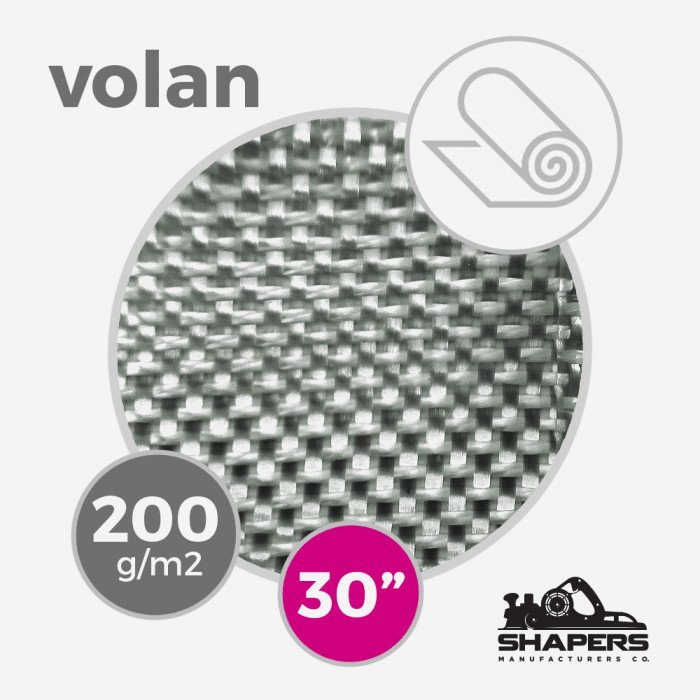 Tissu de fibre de verre Volan Shapers - 6 oz - 170 gr/m - largeur 76,2 cm (rouleau), SHAPERS COMPOSITES