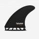 Quillas Tri-fins - PUKAS V2 Honeycomb Black & White, FUTURES.