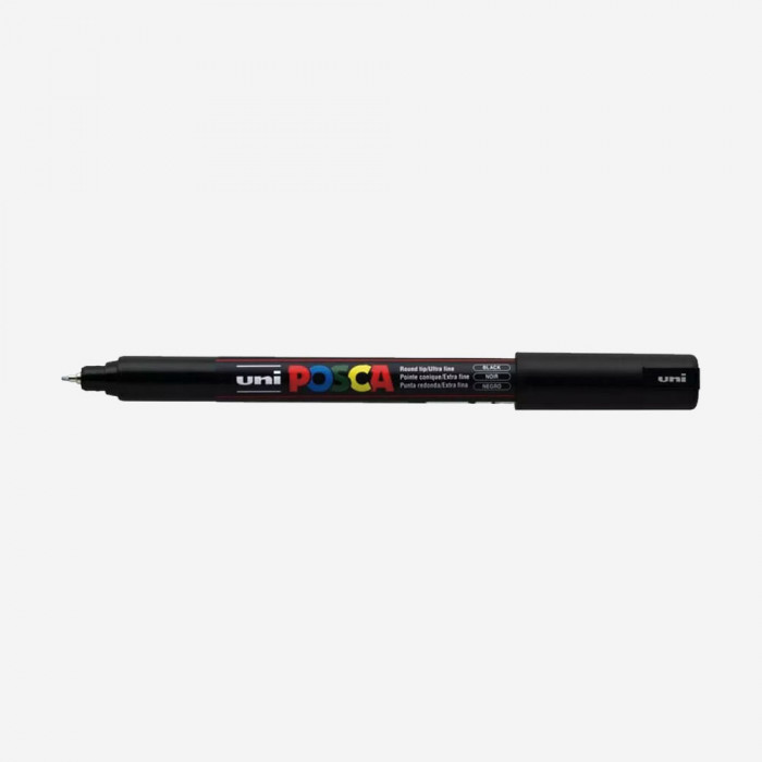 MARCADOR POSCA NEGRO PC1MC (punta 1mm linea extra fina)