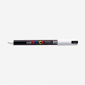 Marqueur couleur blanc PC1MC (pointe extra-fine 1mm), POSCA