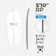 5'10'' RP Fish - Blue Density - 1/8'' Dark wood stringer, US BLANKS