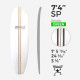 7'4'' SP Mid - Green Density - 3 costillas Dark wood, US BLANKS