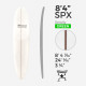 8'4'' SPX Mid - Green Density - 1/4'' Dark wood stringer, US BLANKS