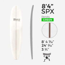 8'4'' SPX Mid - Green Density - costilla 1/4'' Dark wood, US BLANKS