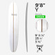 9'8'' Y Longboard - Green Density - 3 costillas de red y dark woods, US BLANKS