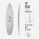 7'0'' SB Shortboard ARCTIC Foam - SHORTBOARD - Pain de mousse pour la fabrication de planche de surf - VIRAL Surf for shapers