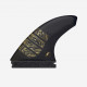 Dérives 5 fins- Vector 3/2 ALPHA series Carbon Gold 5 fins Set - taille M, FUTURES.