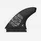 Dérives 5 fins - Vector 3/2 ALPHA series Carbon Grey 5 fins Set - taille L, FUTURES.