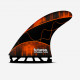 Jack Robinson thruster fins - Techflex Orange - L, FUTURES