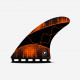 Jack Robinson thruster fins - Techflex Orange - L, FUTURES