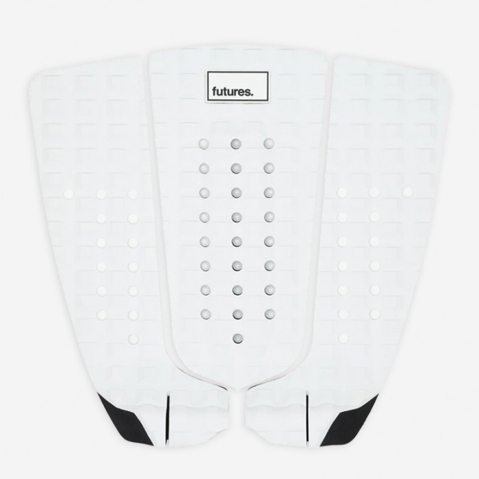 Traction pad - F3P Jordy Smith - 3 pieces - white color, FUTURES.