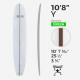 10'8'' Y Longboard - Green Density - 1/2'' Dark wood stringer, US BLANKS