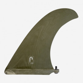 9.75 longboard single fin - Green tint fiberglass