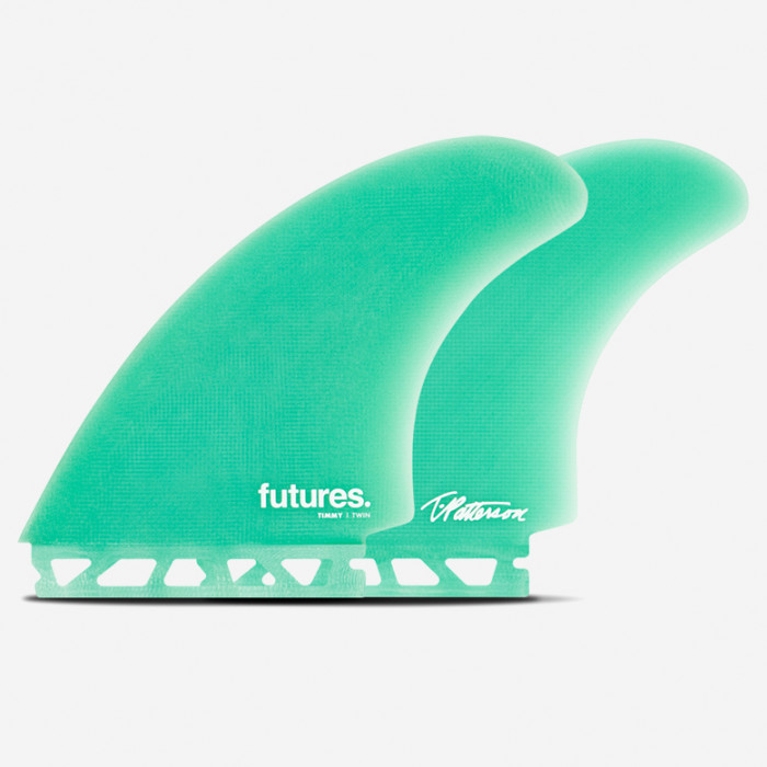 Quillas Twin - Timmy Patterson Fiberglass Teal, FUTURES.