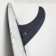 9.75 longboard single fin - Black tint fiberglass