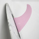 9.75 longboard single fin - Pink tint fiberglass