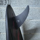 7.5 longboard single fin - Black tint fiberglass