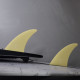 7.5 longboard single fin - Cream tint fiberglass