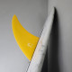 7.5 longboard single fin Pivot - Gold tint fiberglass