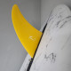 7.5 longboard single fin Pivot - Gold tint fiberglass