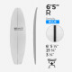 6'5'' R Shortboard - Blue Density - 1/8'' - 3 Ply Black/Black/Black stringer, US BLANKS