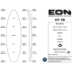 EPS shortboard / Fish 6'6'' blank - no stringer, EON Foamsh