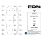 EPS malibu 7'6'' blank - no stringer, EON Foamsh