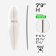 7'9'' H Mid - Green Density - 1/4'' Dark wood stringer, US BLANKS