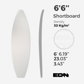 Pain EPS 6'6'' Shortboard / Fish - non latté, EON FOAM