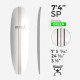 7'4'' SP Mid - Green Density - 3 lattes Dark wood, US BLANKS