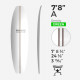 7'8'' A Retro - Green Density - costillas doble 3/8'' Dark wood, US BLANKS