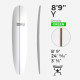 8'9'' Y Longboard - Green Density - 3/8'' Dark wood stringer, US BLANKS