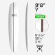 9'8'' Y Longboard - Green Density - 1/2'' Dark wood stringer, US BLANKS