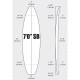 7'0'' SB Shortboard ARCTIC Foam - SHORTBOARD - Pain de mousse pour la fabrication de planche de surf - VIRAL Surf for shapers