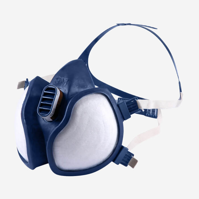Masque A2P3 prêt à l'utilisation, compact et confortable