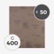 400 GRIT WET SANDPAPER (50 SHEETS)