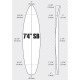 7'4'' SB Shortboard ARCTIC Foam - SINGLE FIN - Pain de mousse pour la fabrication de planche de surf - VIRAL Surf for shapers