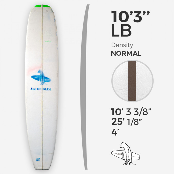 foam longboard surf