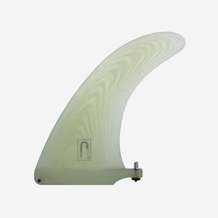 Dérive single longboard 8.0" - Fibre clear, VIRAL SURF